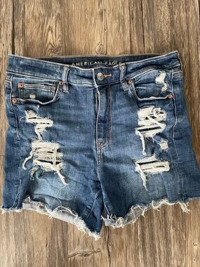 American Eagle High Rise Jean Shorts Women’s 10